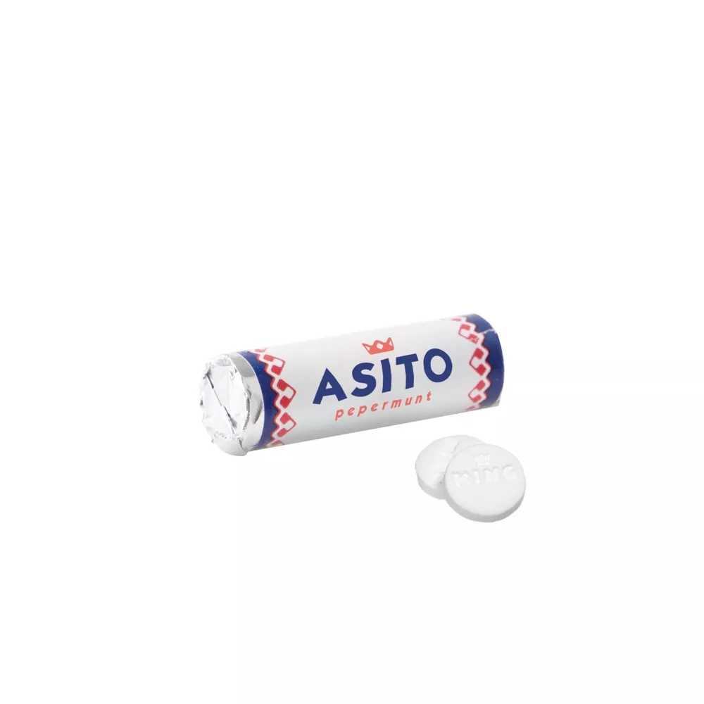 Mini rolletje KING pepermunt met bedrukte wikkel