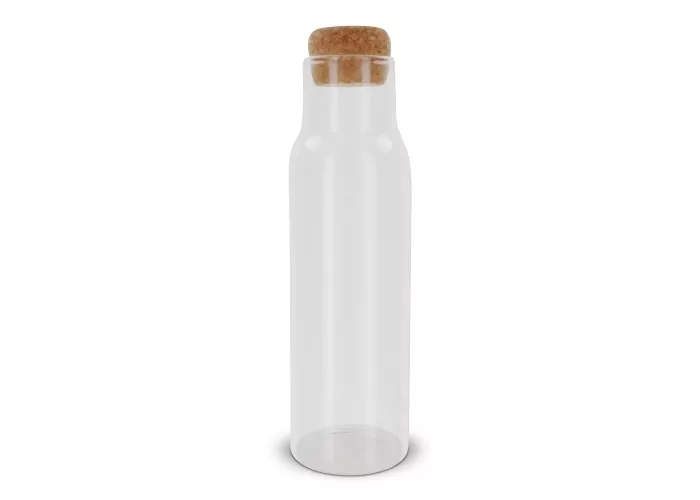 Karaf met kurken deksel 1L