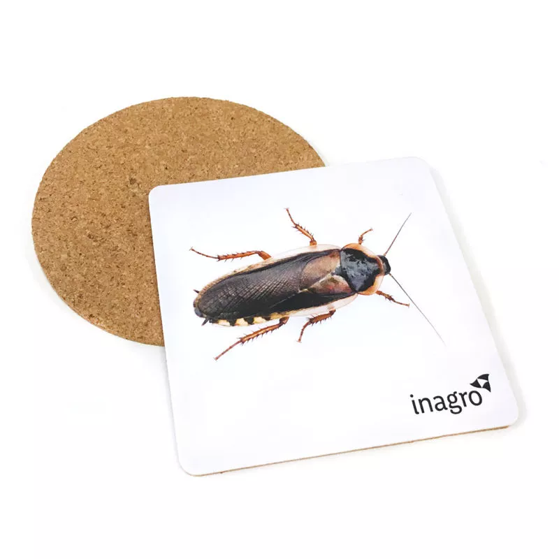 Onderzetters Kurk met zachte topcoat - Full colour