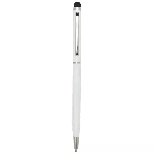 Ore aluminium balpen met stylus (blauwe inkt)