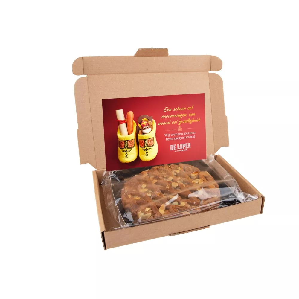 Brievenbusdoosje met een Speculaastaartje