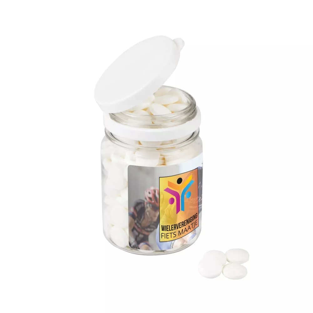 Kunststof potje met snoep