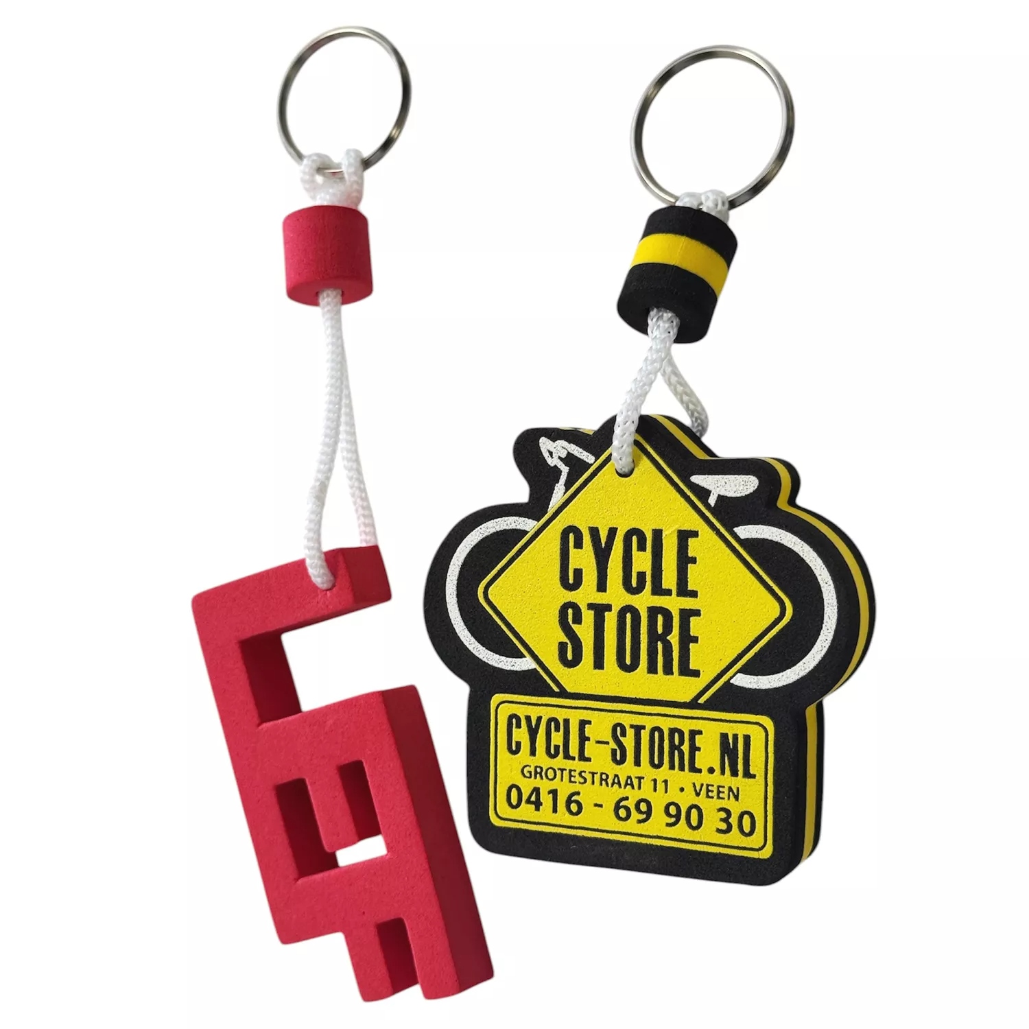 Drijvende sleutelhangers