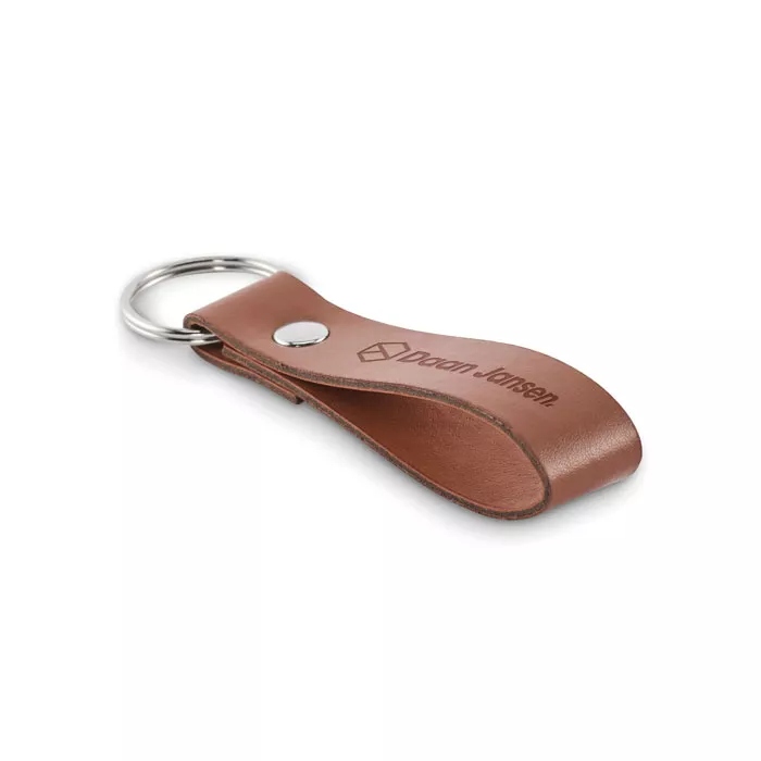 Leren sleutelhangers