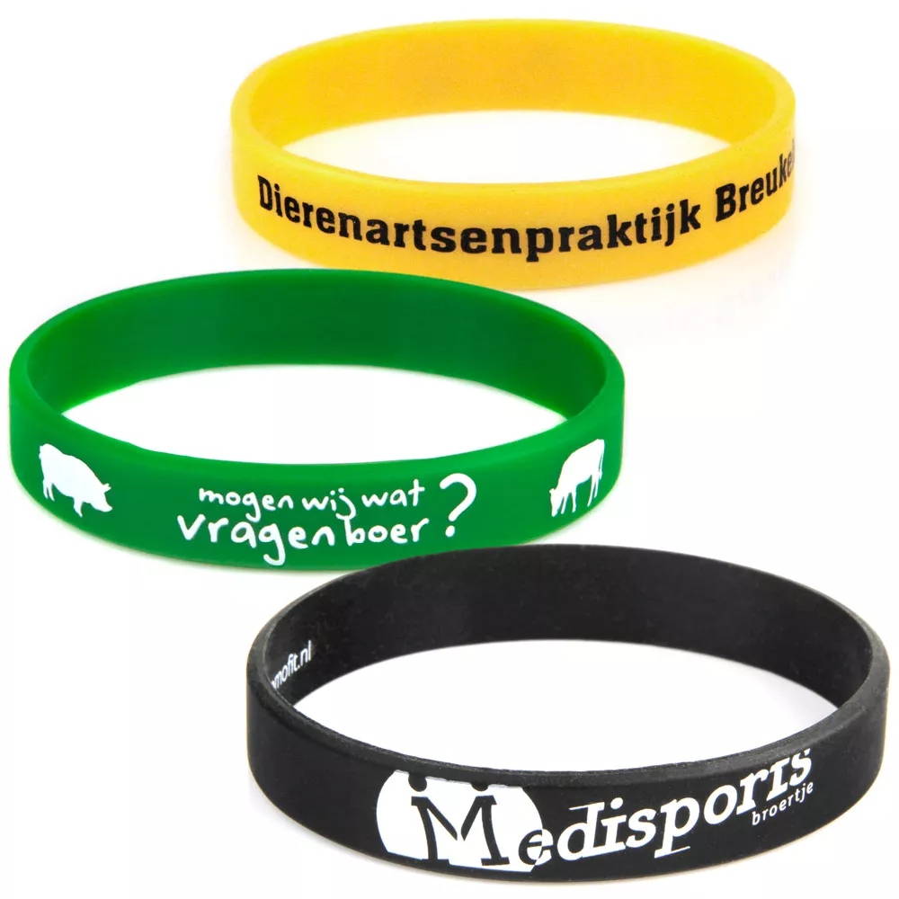 Siliconen polsbandjes