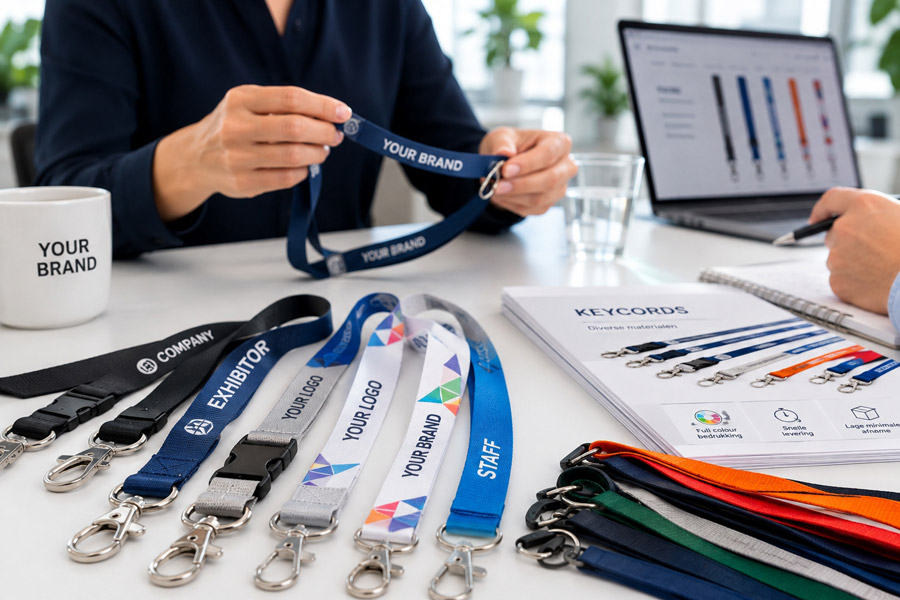 Keycords en lanyards bedrukken met logo