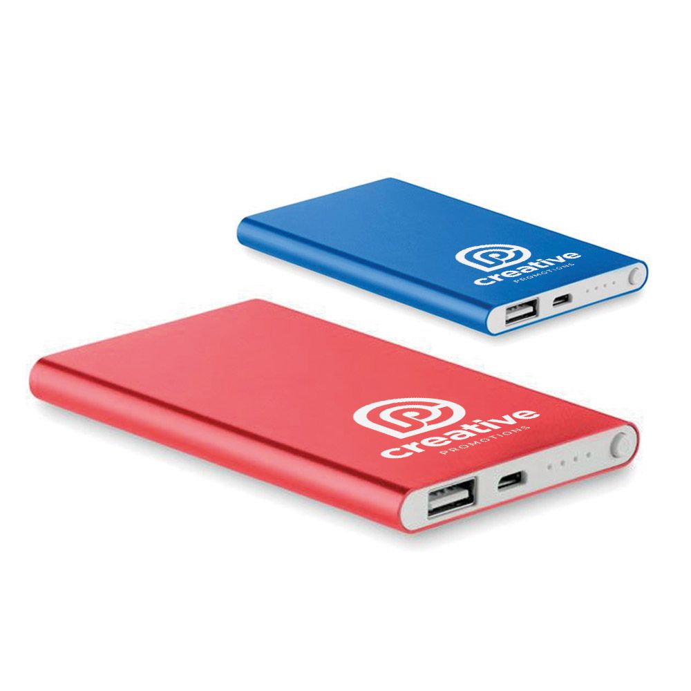 POWERFLAT Alu PowerBank 4000mAh